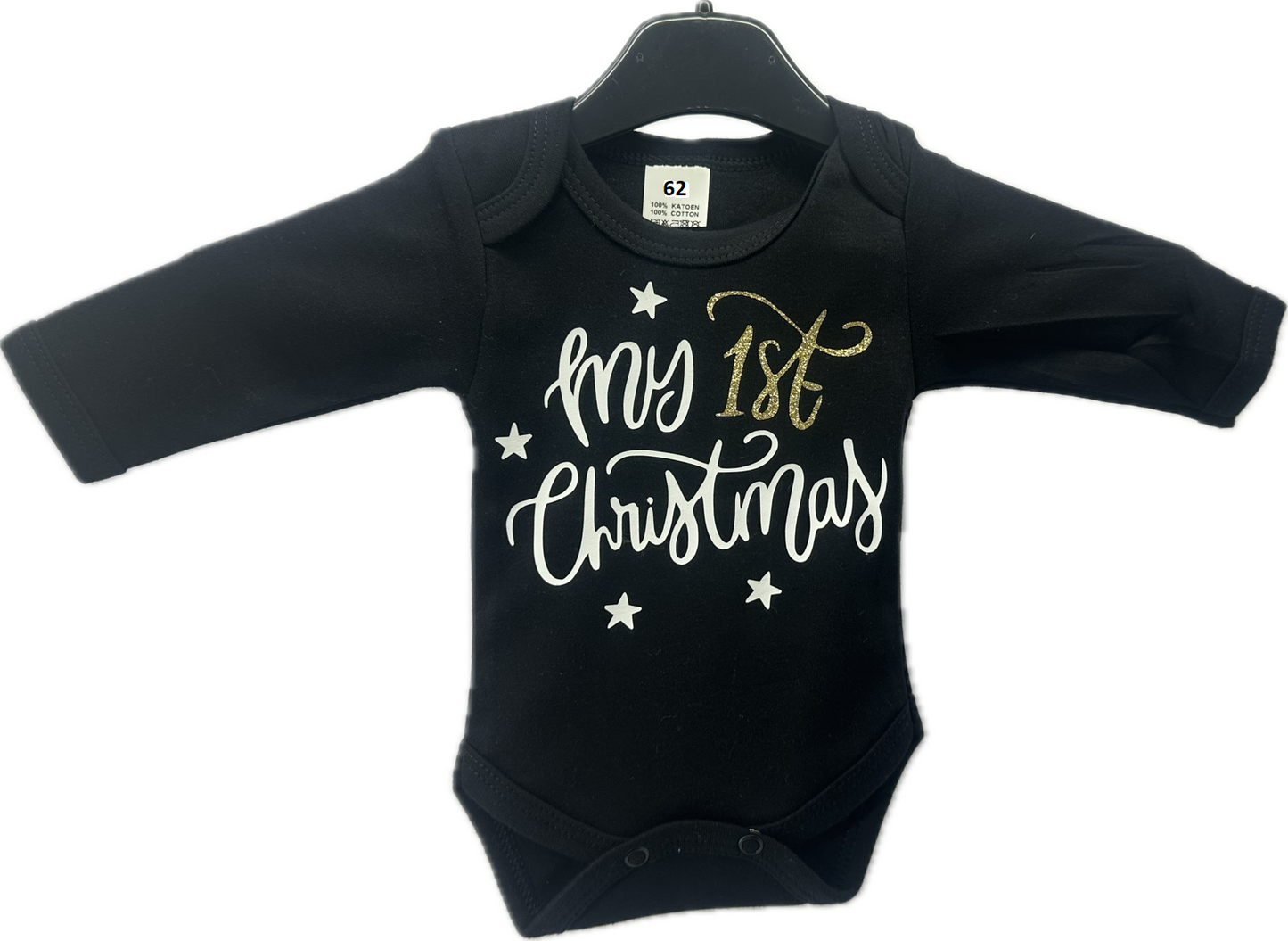 Kerst rompertje met lange mouw – My First Christmas