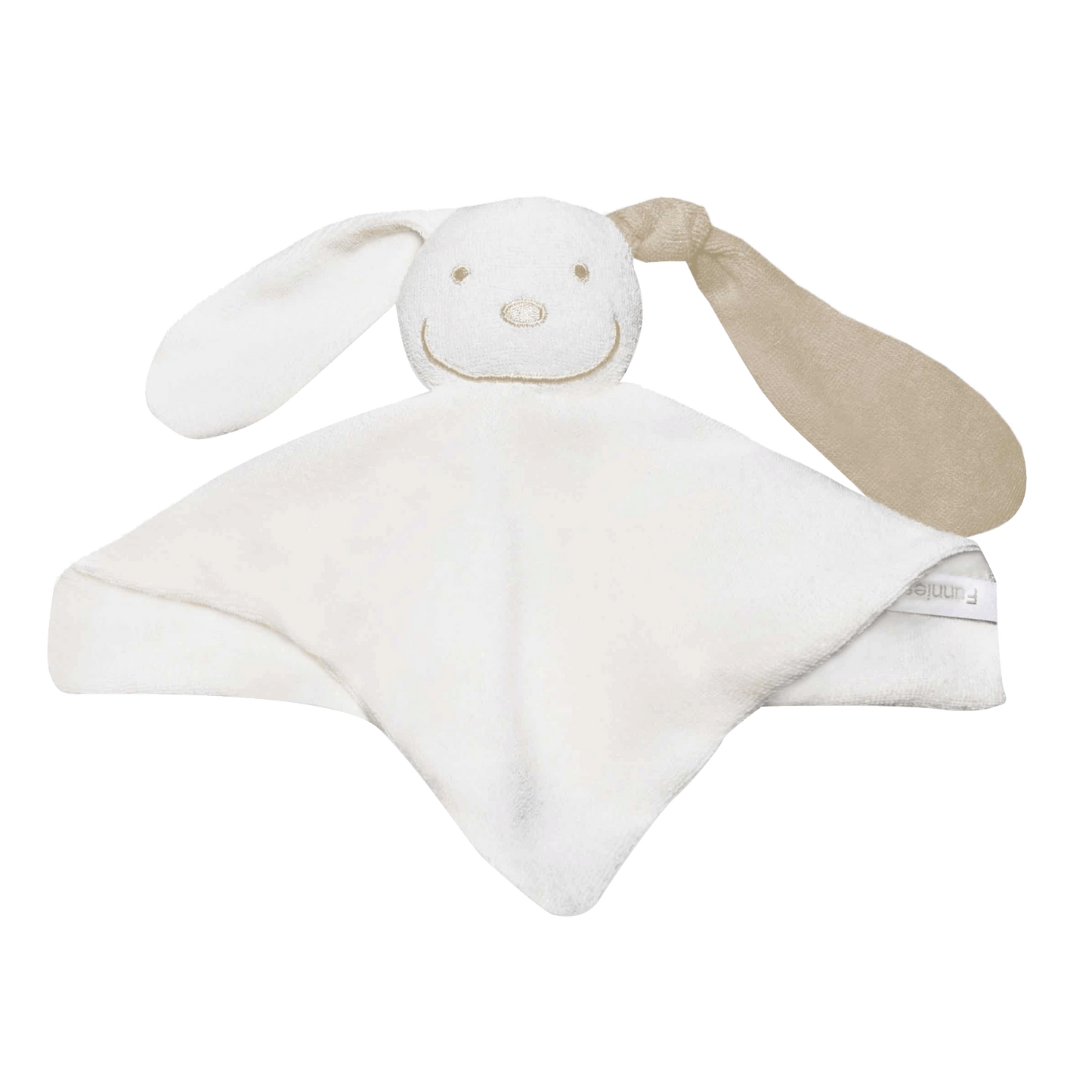 Tutpop wit met gekleurd oor - met EIGEN naam