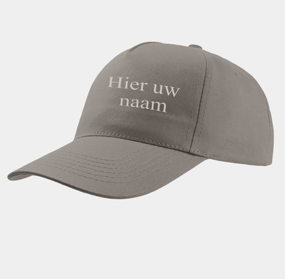 Pet -diverse kleuren met geborduurde eigen naam