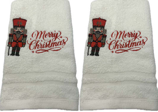 Kerst gastendoekjes 2 stuks Notenkraker merry Christmas kerst