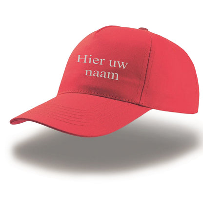 Pet -diverse kleuren met geborduurde eigen naam