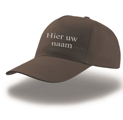 Pet -diverse kleuren met geborduurde eigen naam