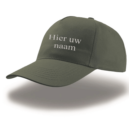 Pet -diverse kleuren met geborduurde eigen naam