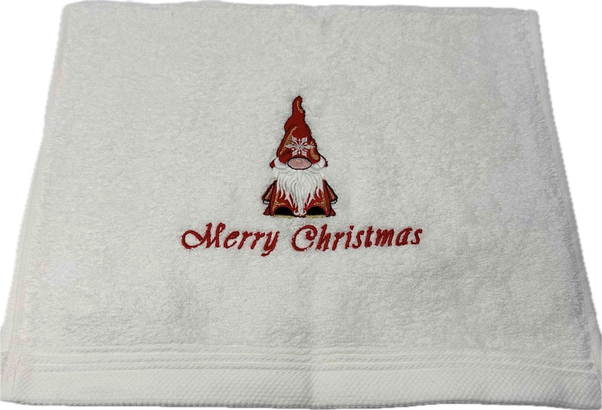 Kerst gastendoekjes - 2st - Rode Gnoom - Christmas - relatiegeschenk - geschenk - cadeau - gift