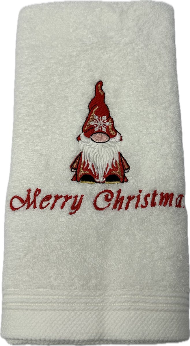 Kerst gastendoekjes - 2st - Rode Gnoom - Christmas - relatiegeschenk - geschenk - cadeau - gift