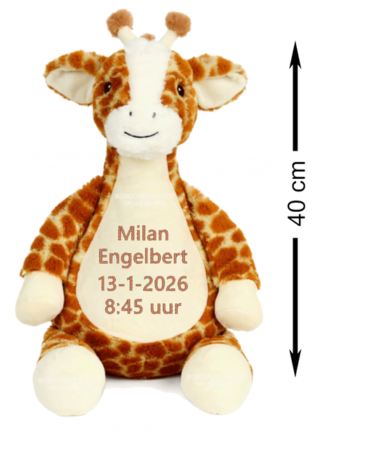 Cubbies Babygiraffe met eigen gegevens