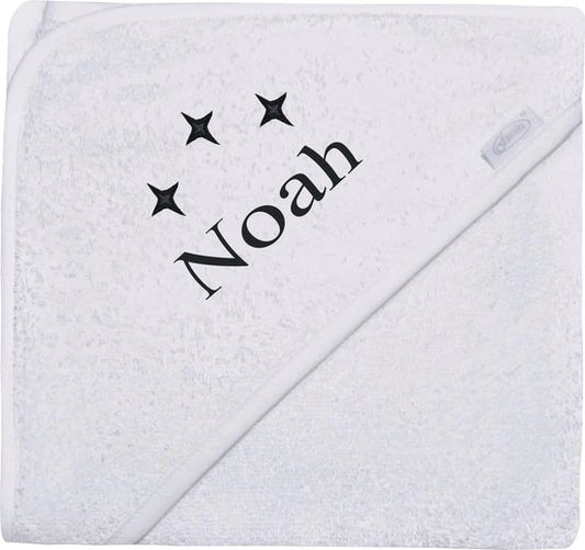 Baby badcape met naam borduren – Luxe en persoonlijk cadeau