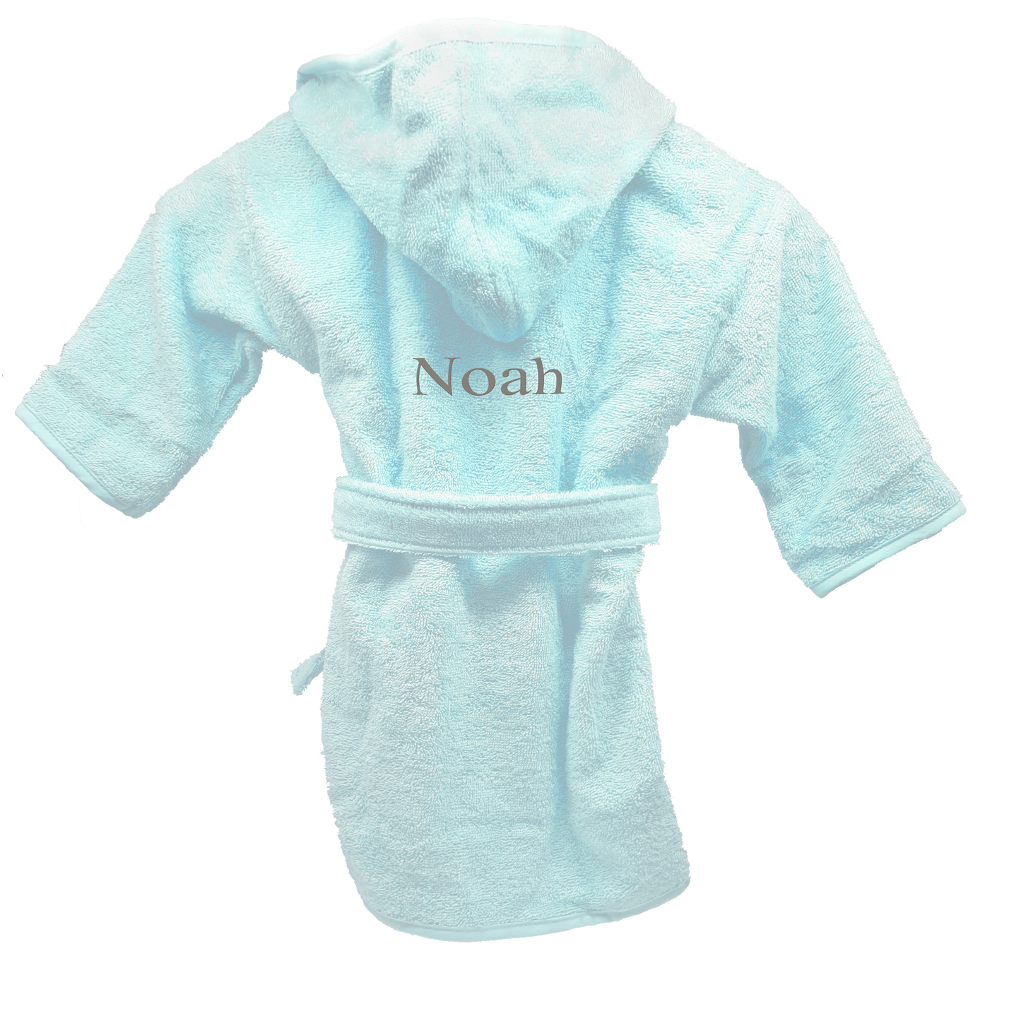 Badjas uni line mint met gratis geborduurde naam