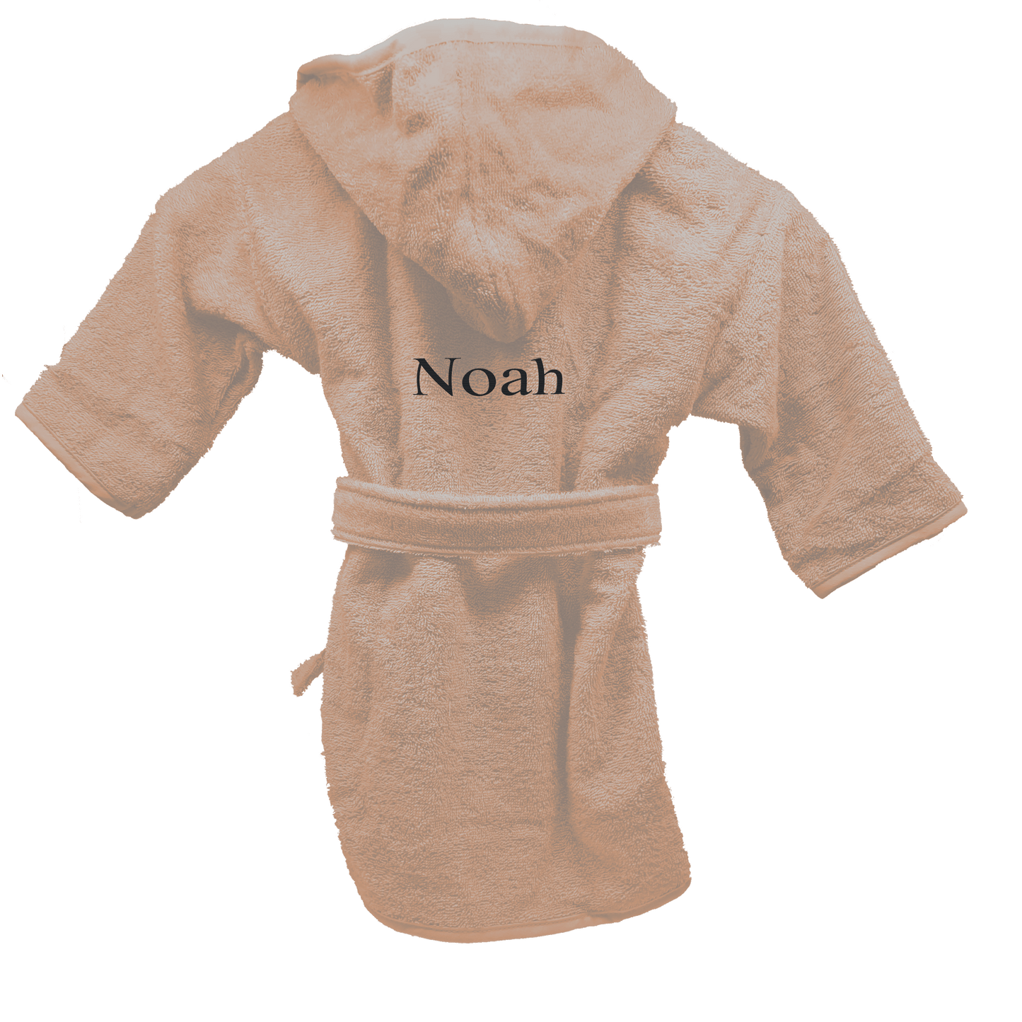 Badjas uni line pinkstone met gratis geborduurde naam