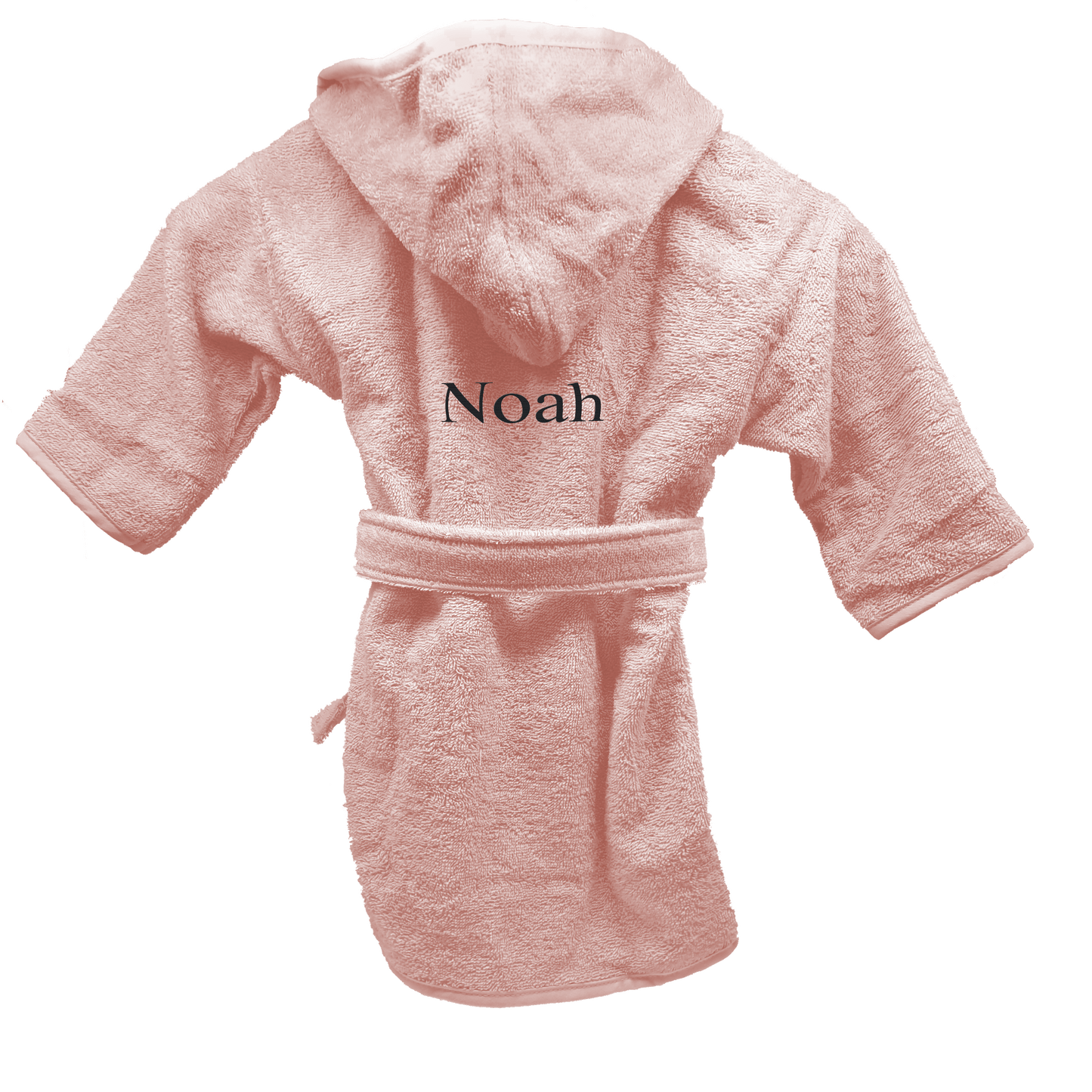 Badjas uni line blush met gratis geborduurde naam