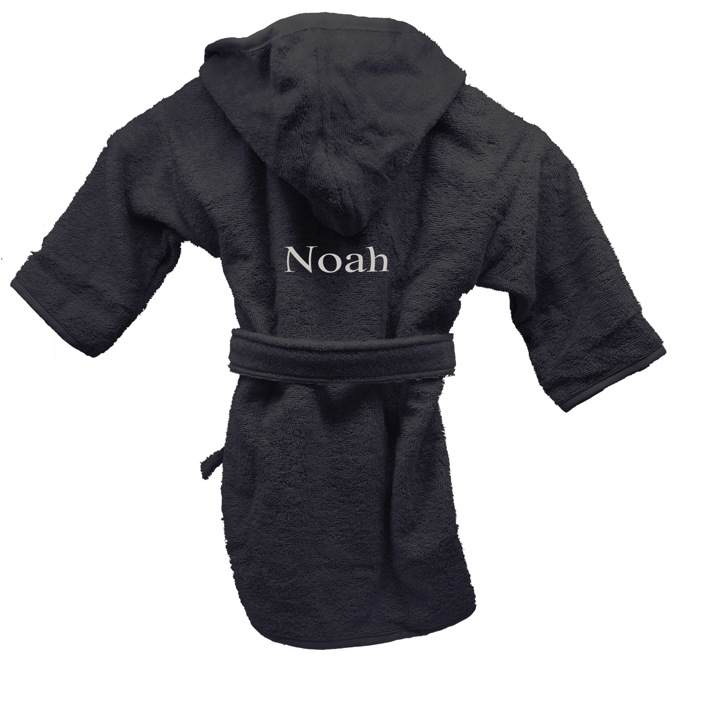 Badjas uni line navy met gratis geborduurde naam