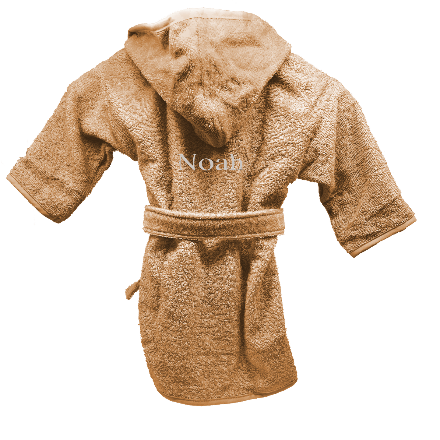 Badjas uni line sand met gratis geborduurde naam