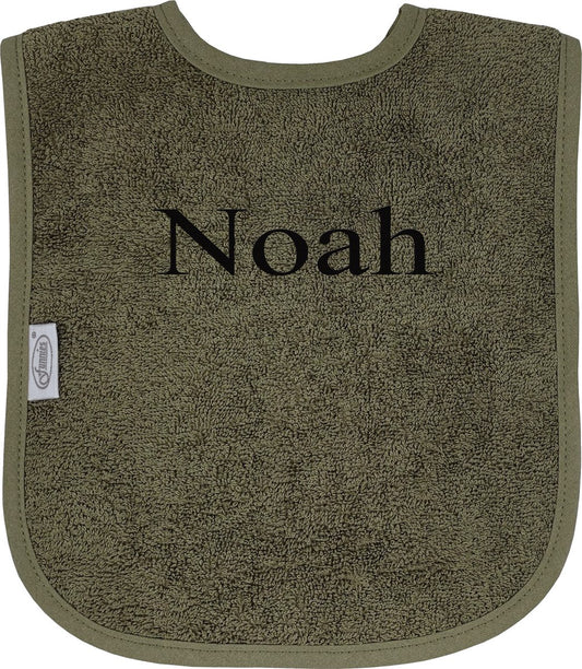 Slabbetje uni line - forest - met EIGEN naam