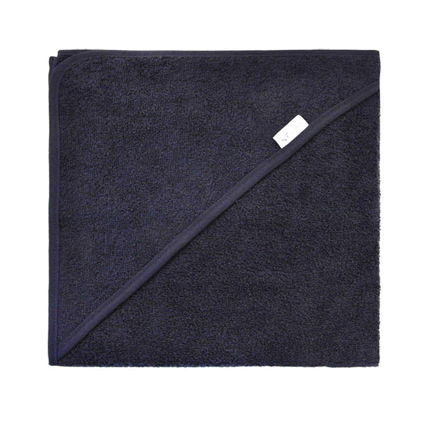 Baby badcape navy met naam borduren – Luxe en persoonlijk cadeau