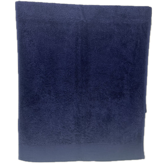 Handdoek - 50x100 - navy - walra - Gepersonaliseerd met naam