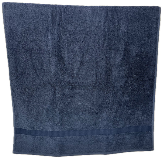Badlaken - navy - Gepersonaliseerd met naam