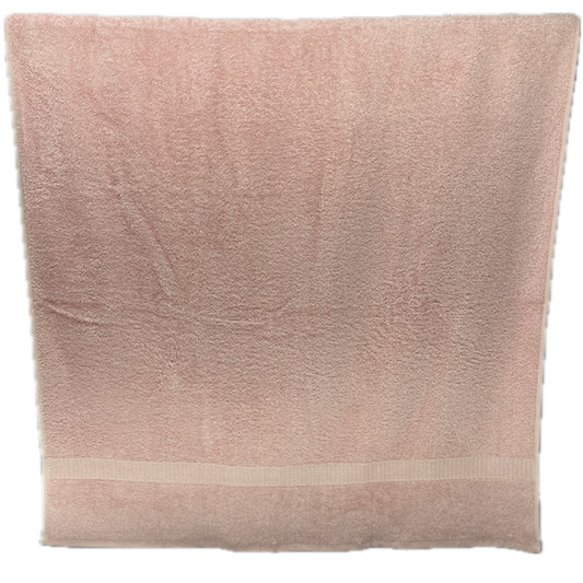 Badlaken - roze - Gepersonaliseerd met naam
