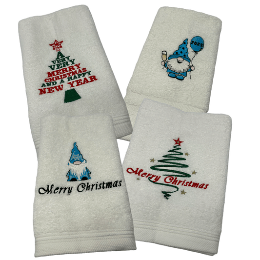 Kerst gastendoekjes - SET 4st. - Merry Christmas - geschenk - cadeau - gift