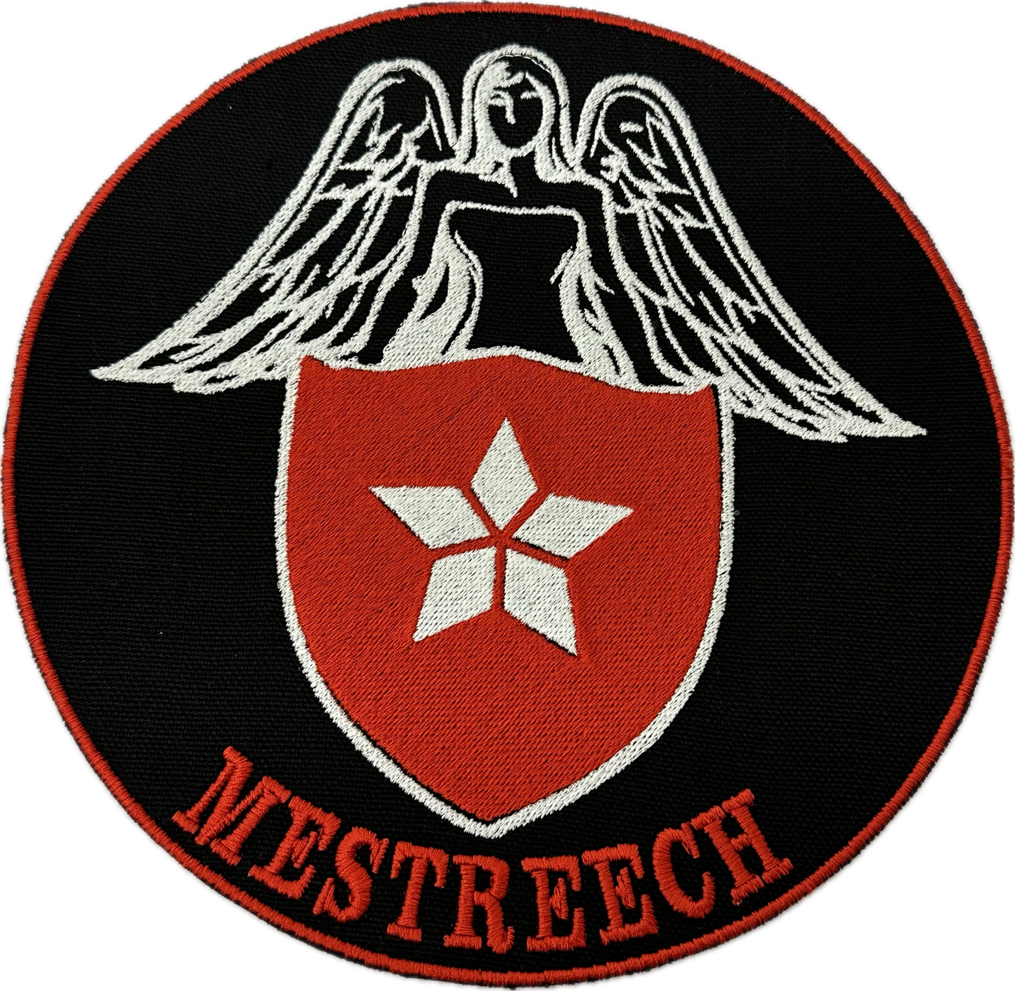 Badge extra groot 20 cm doorsnee de Ingel vaan Mestreech