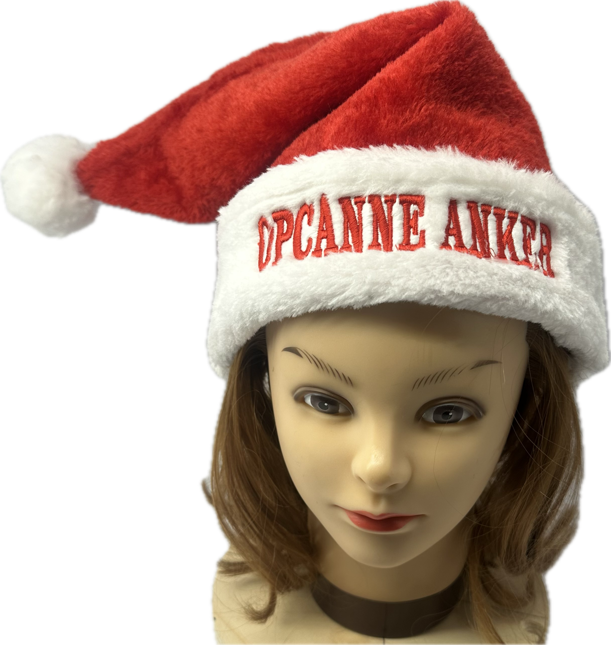 Exclusieve geborduurde kerstmuts met naam