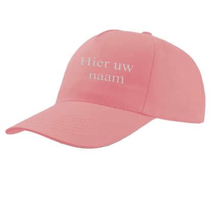 Pet -diverse kleuren met geborduurde eigen naam