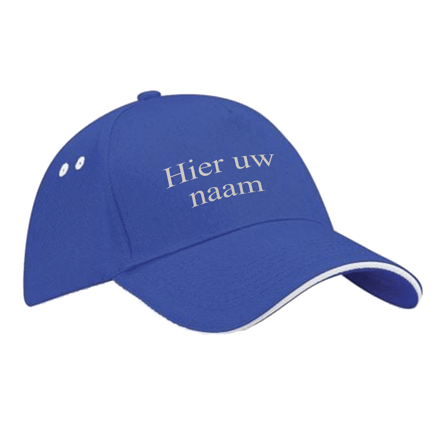 Pet -diverse kleuren met geborduurde eigen naam