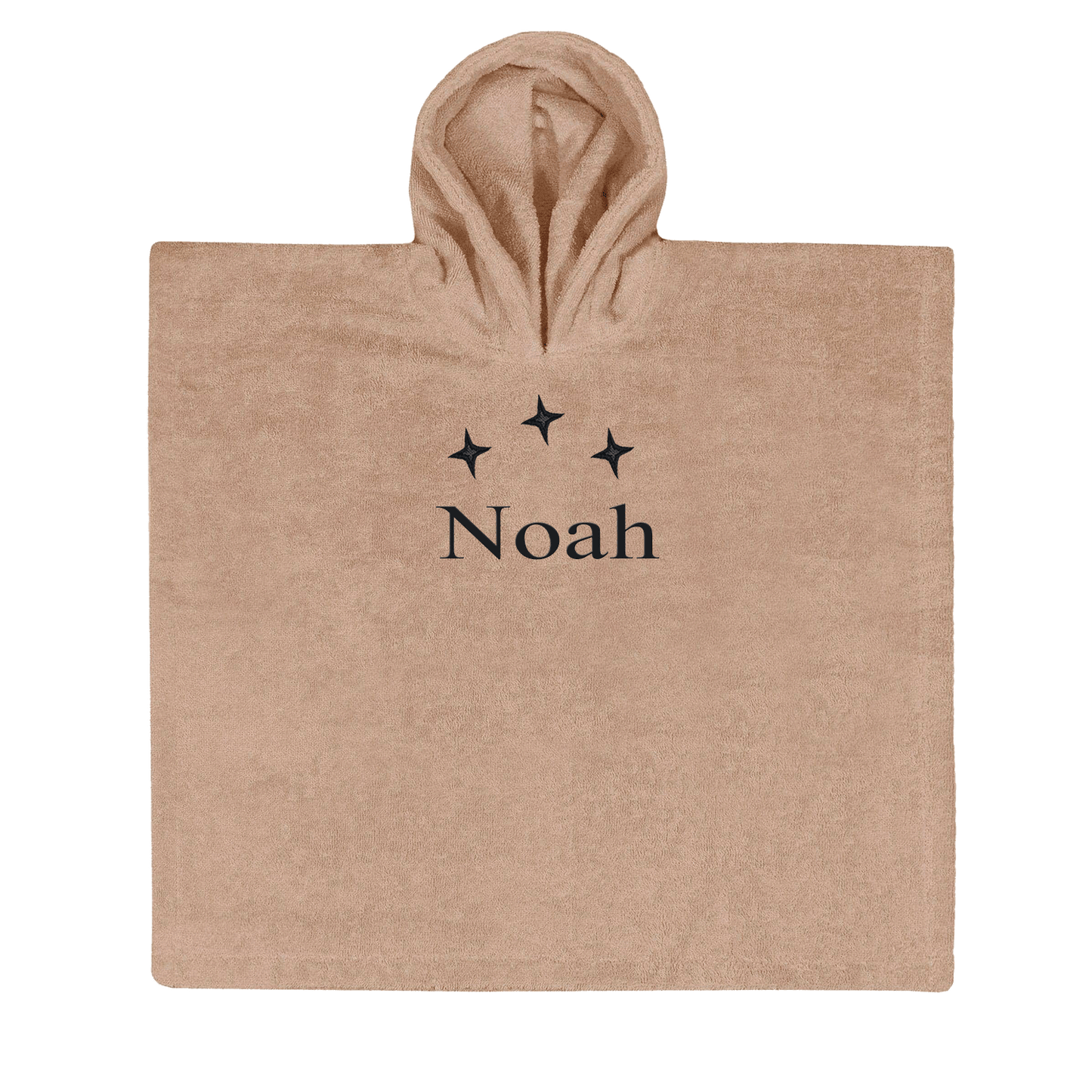 Poncho pinkstone (45x45) - met  naam  geborduurd