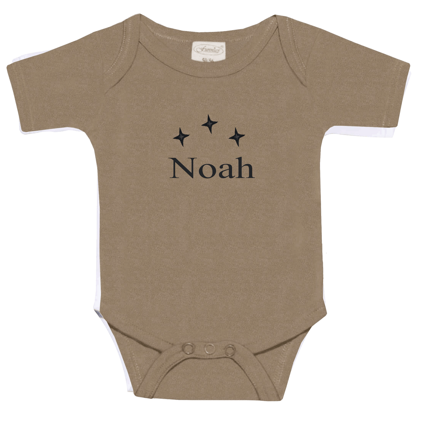 Rompertje met naam geborduurd - FUNNIES - een leuk babycadeau