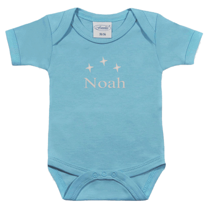 Rompertje met naam geborduurd - FUNNIES - een leuk babycadeau