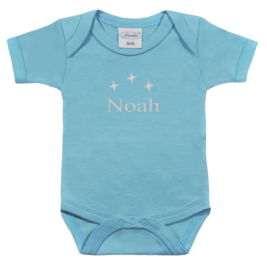 Rompertje met naam geborduurd - FUNNIES - een leuk babycadeau