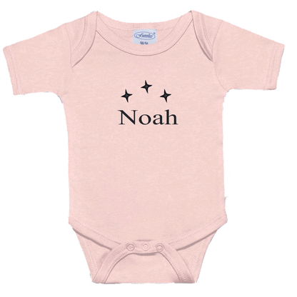 Rompertje met naam geborduurd - FUNNIES - een leuk babycadeau