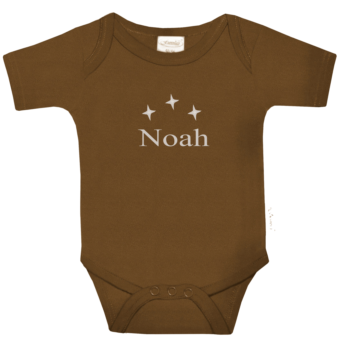 Rompertje met naam geborduurd - FUNNIES - een leuk babycadeau