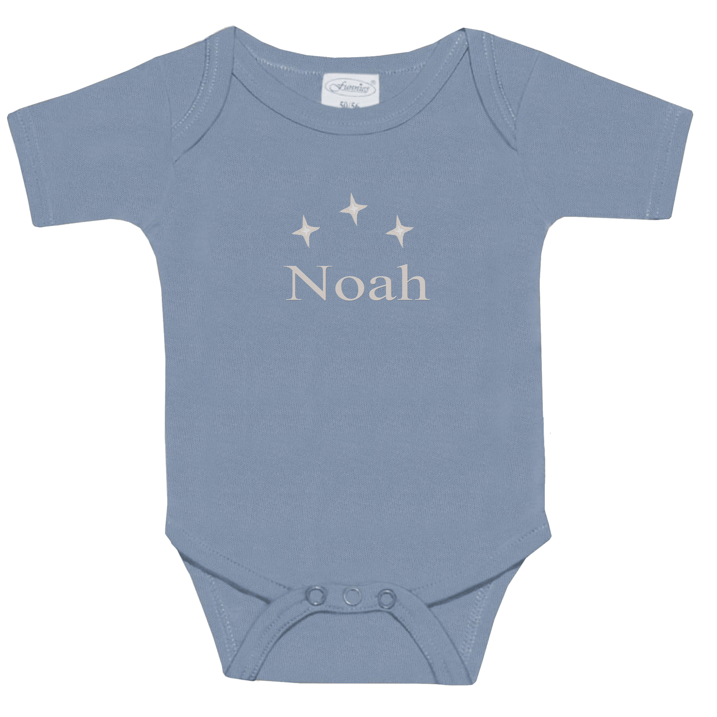 Rompertje met naam geborduurd - FUNNIES - een leuk babycadeau