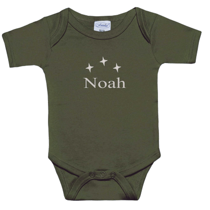 Rompertje met naam geborduurd - FUNNIES - een leuk babycadeau