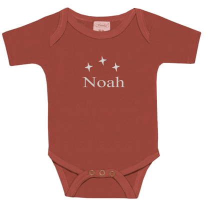 Rompertje met naam geborduurd - FUNNIES - een leuk babycadeau