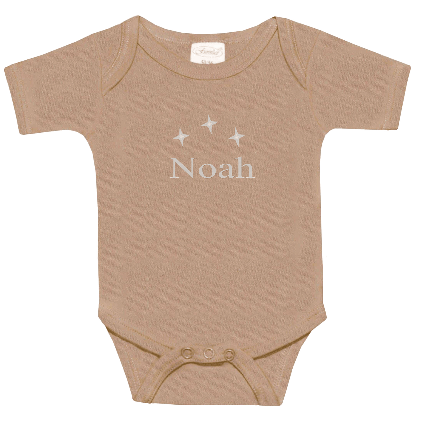 Rompertje met naam geborduurd - FUNNIES - een leuk babycadeau