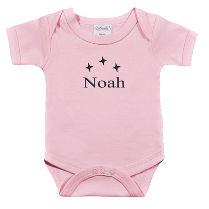 Rompertje met naam geborduurd - FUNNIES - een leuk babycadeau