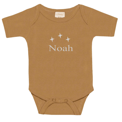 Rompertje met naam geborduurd - FUNNIES - een leuk babycadeau