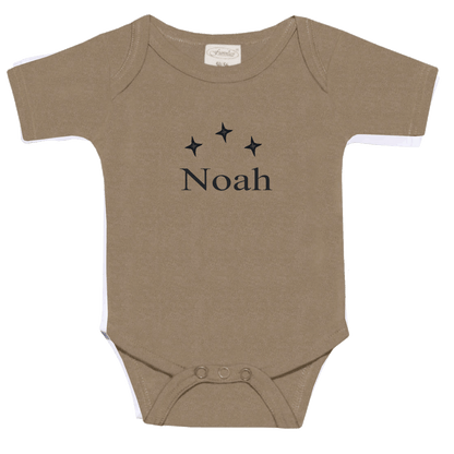 Rompertje met naam geborduurd - FUNNIES - een leuk babycadeau