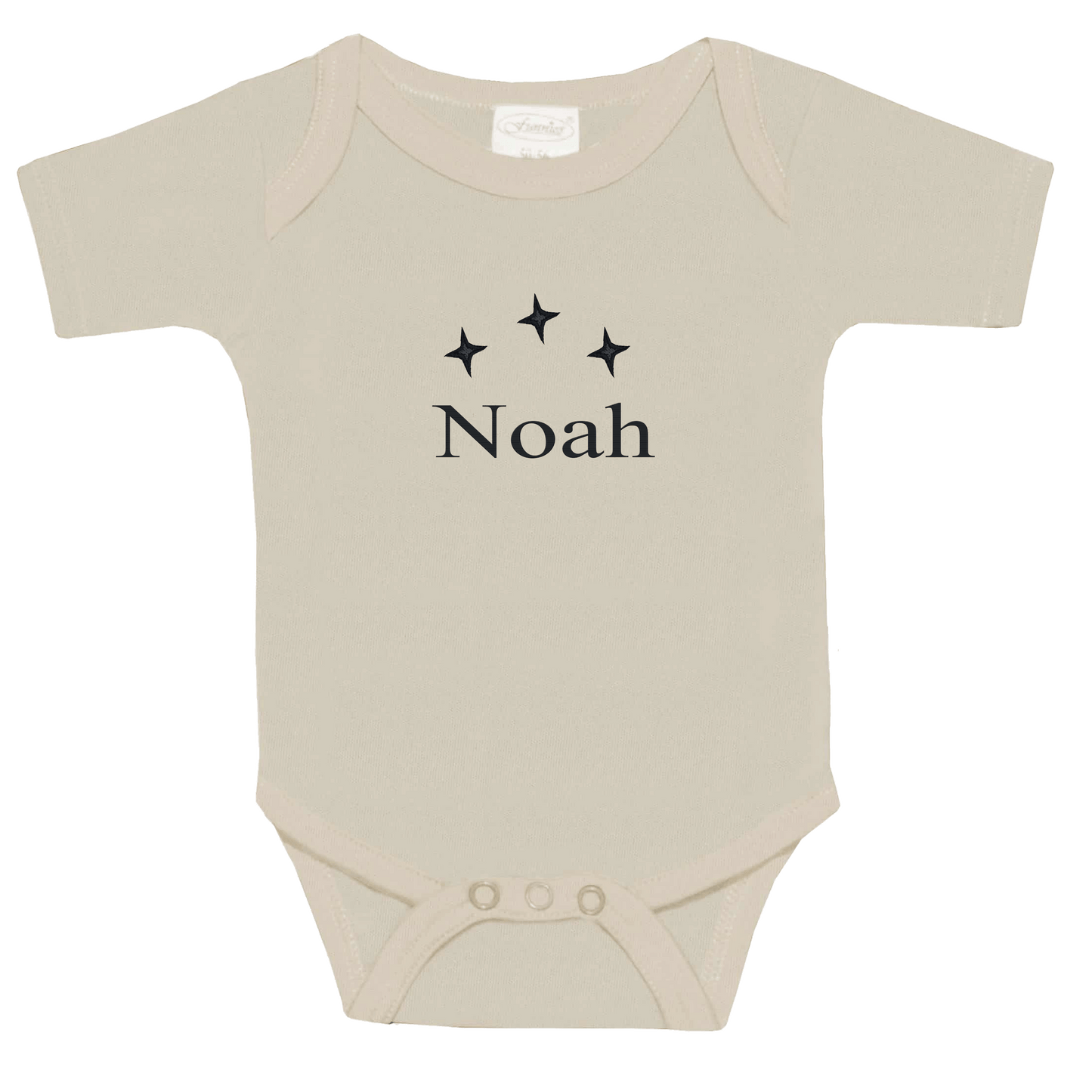 Rompertje met naam geborduurd - FUNNIES - een leuk babycadeau