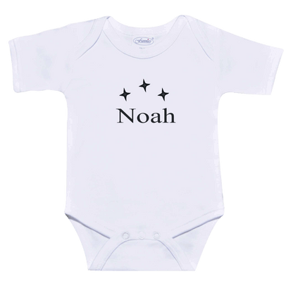 Rompertje met naam geborduurd - FUNNIES - een leuk babycadeau