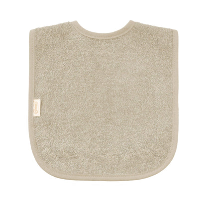 Slabbetje uni line - cream  - met EIGEN naam