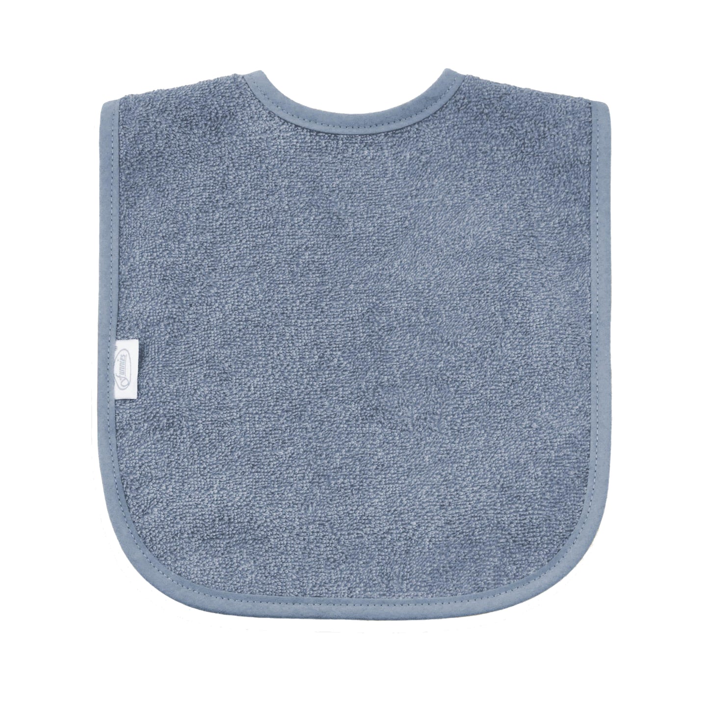 Slabbetje uni line - grey/blue  - met EIGEN naam