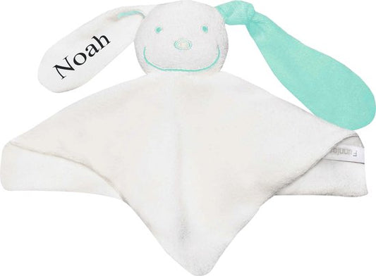 Tutpop wit met mint oor - met EIGEN naam