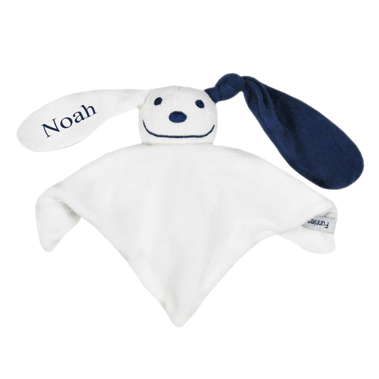 Tutpop wit met gekleurd oor - met EIGEN naam